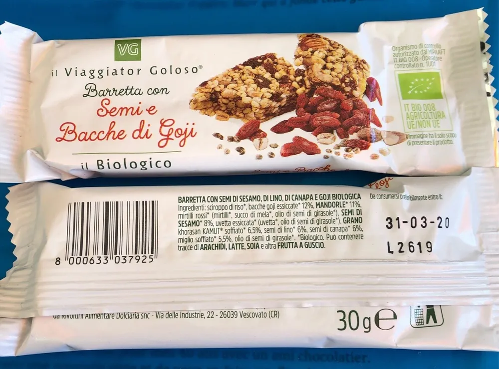 Baretta con Semi e Bacche di Goji