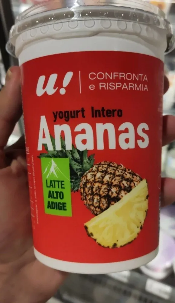 U Yogurt intero ananas