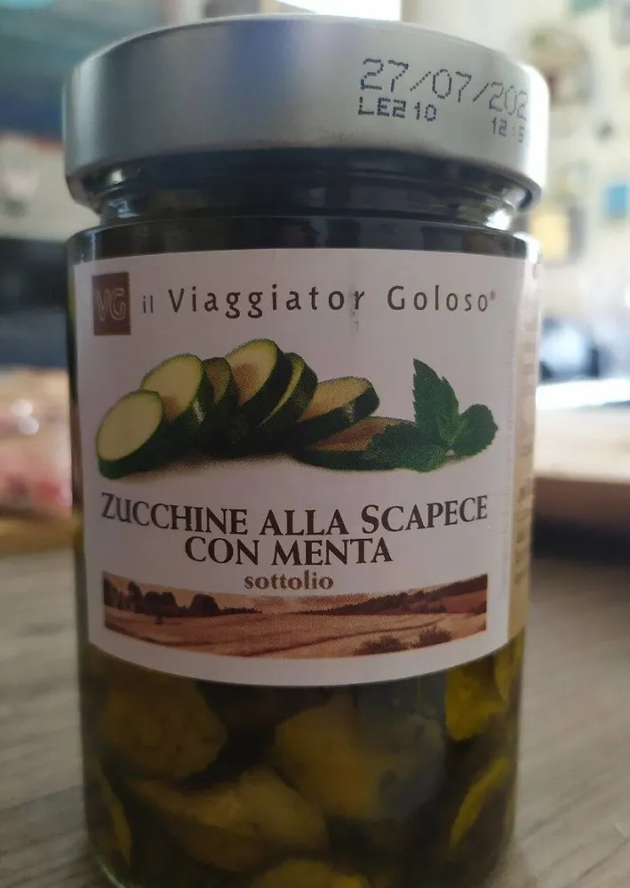 Zucchine alla scapece con menta sottolio