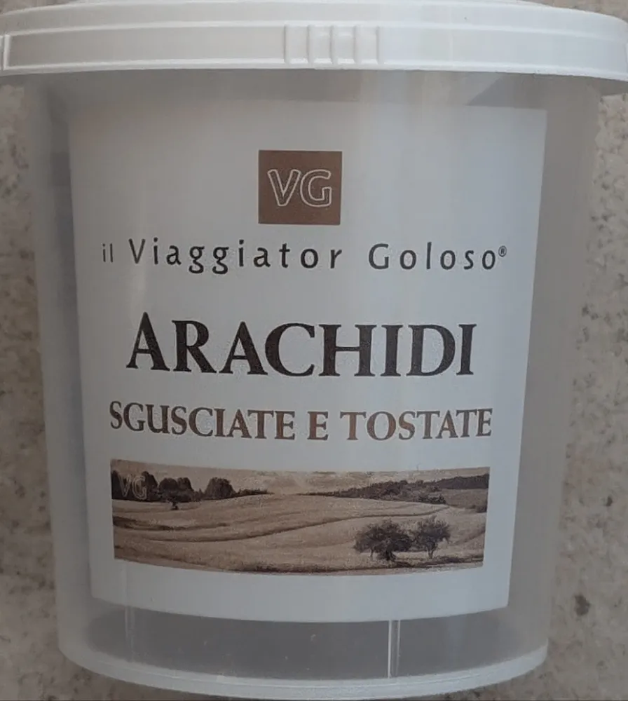 Arachidi sgusciate e tostate