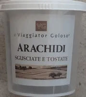 Arachidi sgusciate e tostate