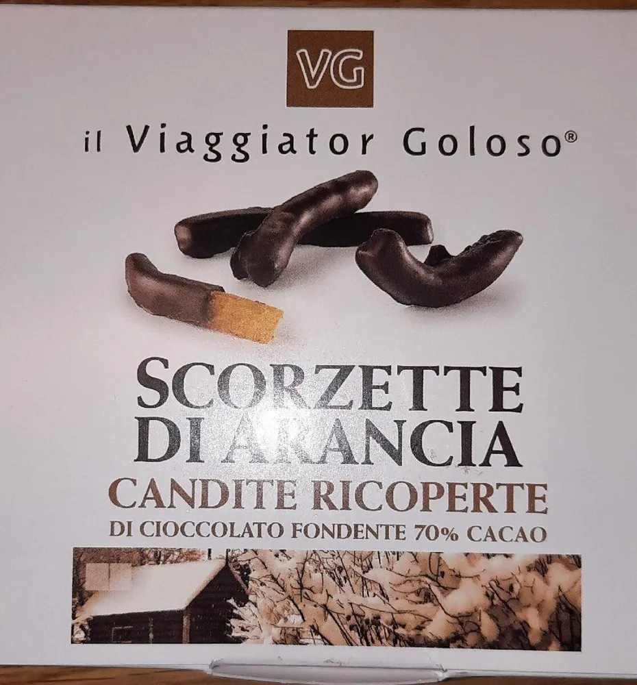 Scorzette di arancia ricoperte di cioccolato
