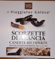 Scorzette di arancia ricoperte di cioccolato