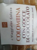 Colomba gocce cioccolato