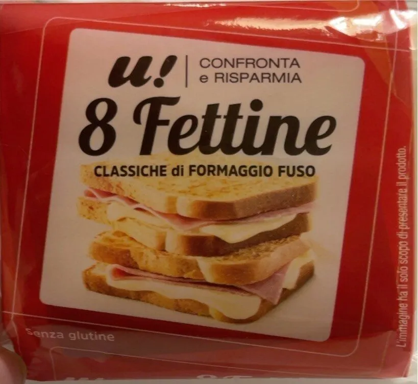 8 Fettine classiche di formaggio fuso