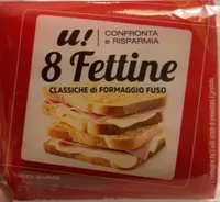 8 Fettine classiche di formaggio fuso