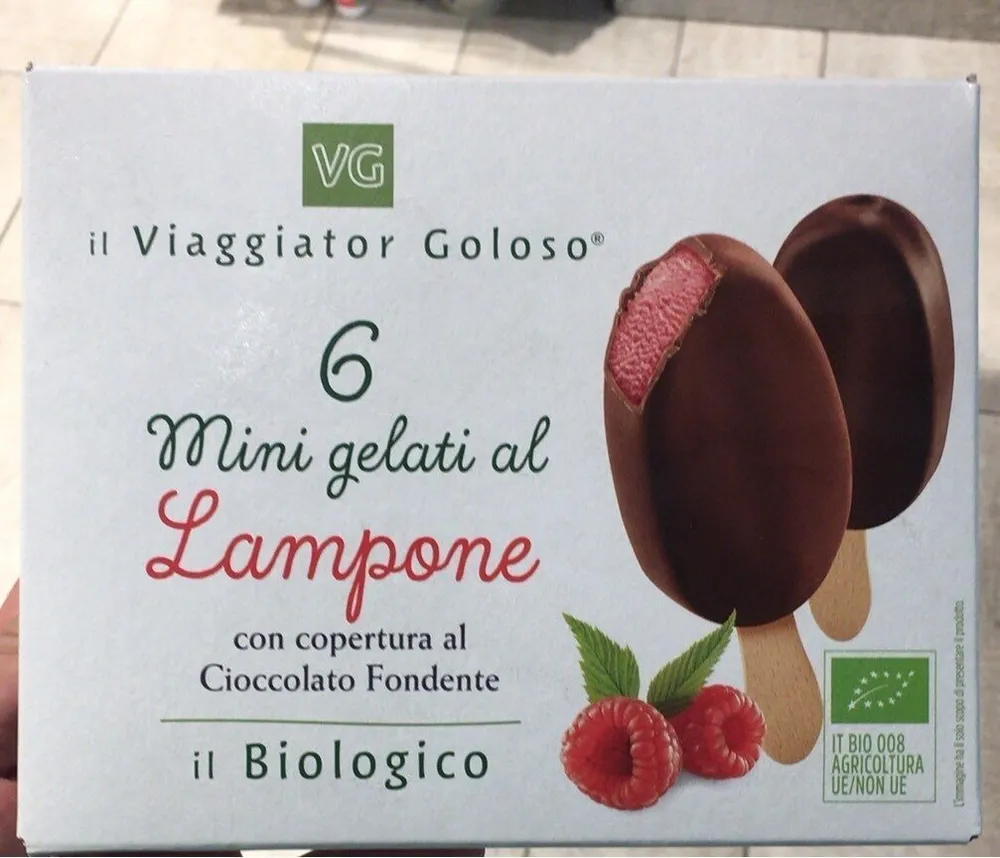 6 Mini gelati al Lampone