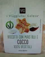 Biscotti mais blu e cocco