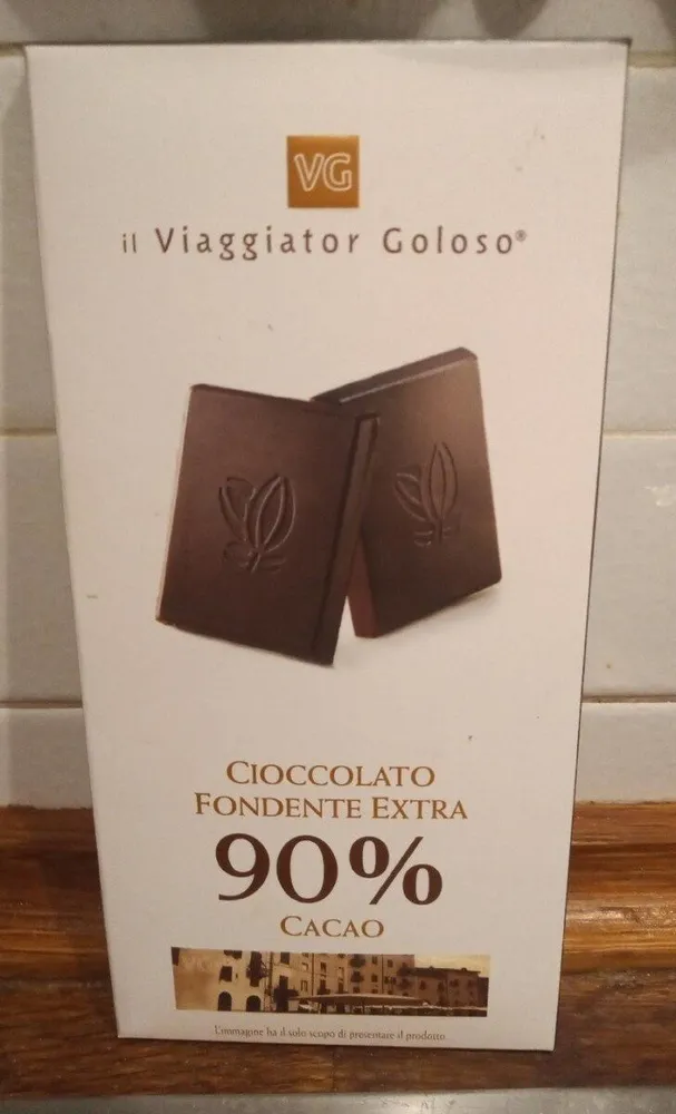 Cioccolato fondente extra 90% cacao