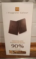 Cioccolato fondente extra 90% cacao