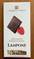 Cioccolato fondente extra con lamponi