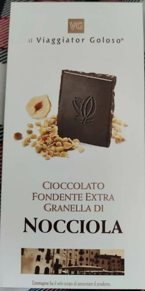 Cioccolato fondente extra granella di nocciola