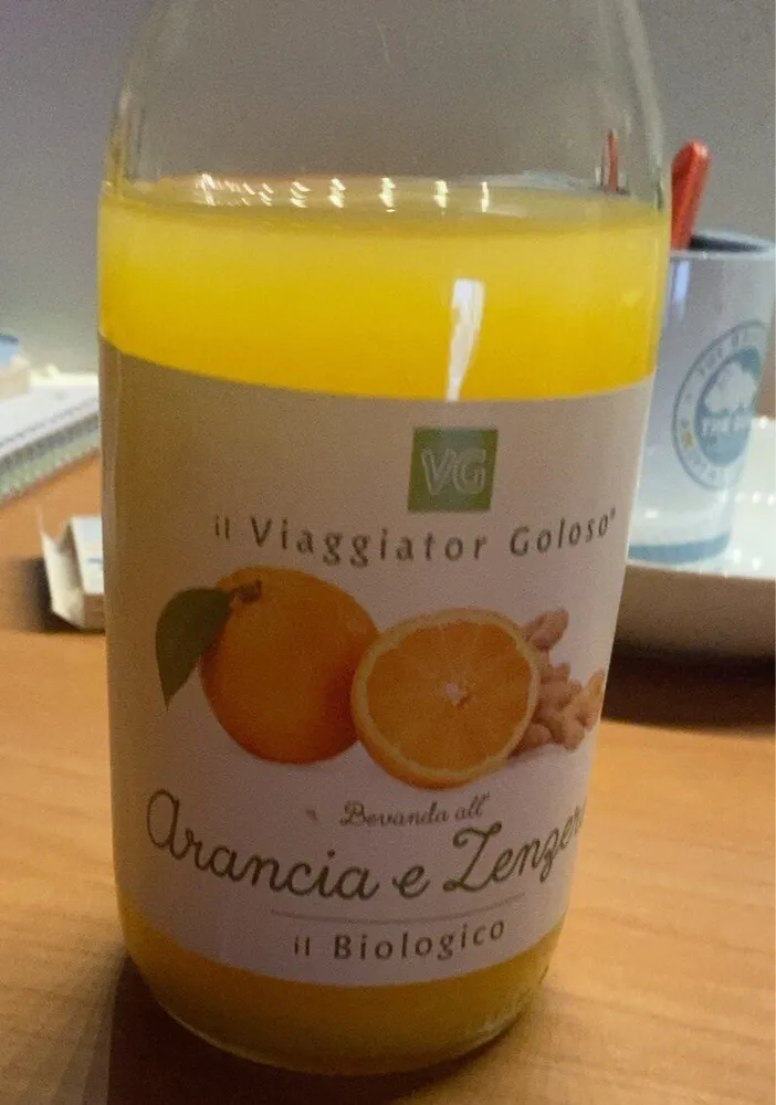 Succo arancia e zenzero