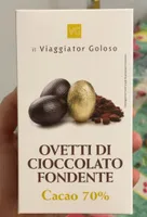 Ovetti di cioccolato fondente