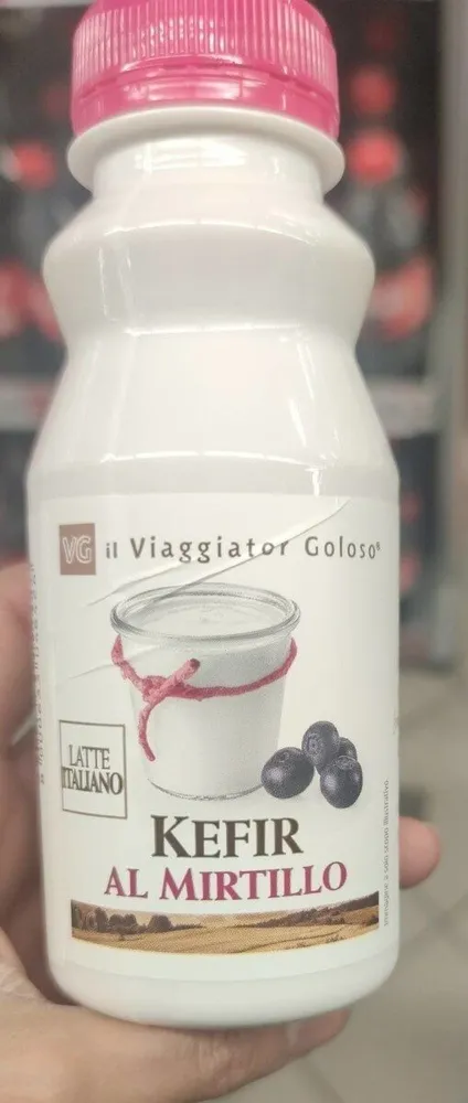 Kefir al mirtillo