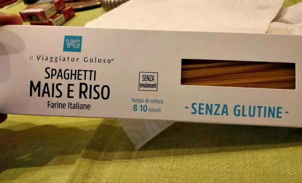 Spaghetti mais e riso