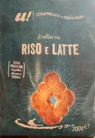 Frollini con riso e latte