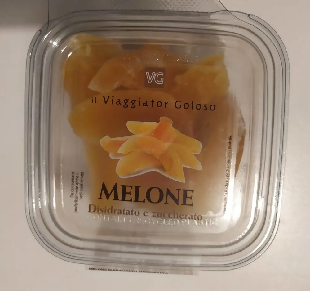 Melone zuccherato e disidratato