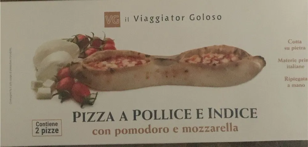 Pizza a pollice e indice