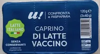 Caprino di latte vaccino