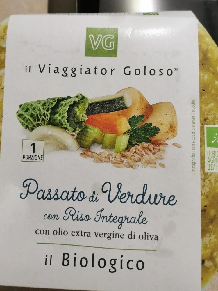 Passato di verdure con riso integrale
