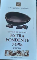 Uovo di cioccolato Extra fondente 70%