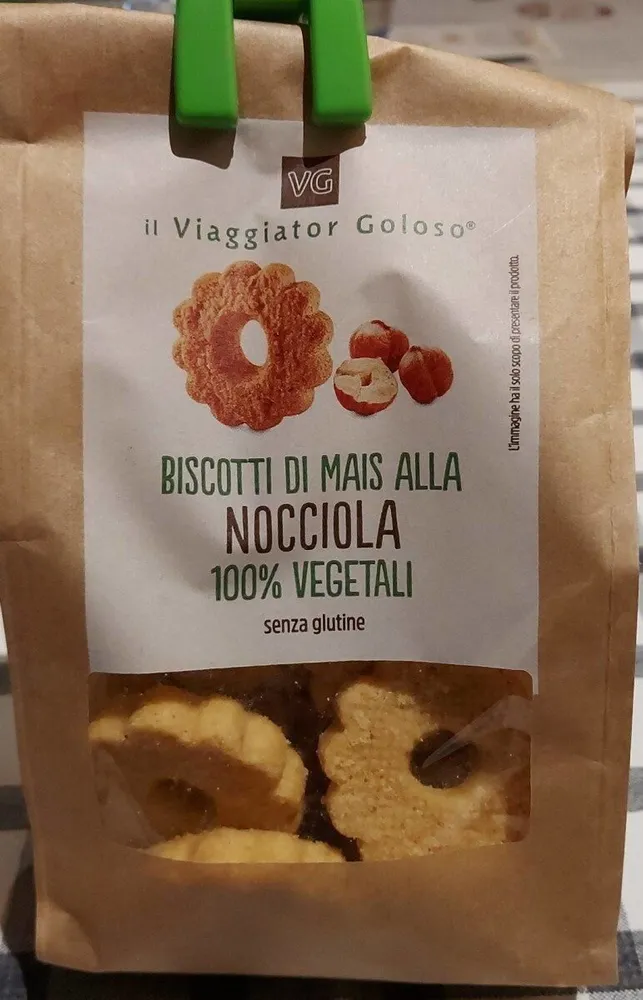Biscotti mais alla nocciola
