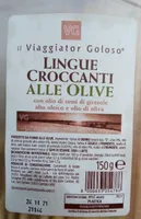 Lingue croccanti alle olive