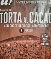Torta al caco con gocce di cioccolato fondente