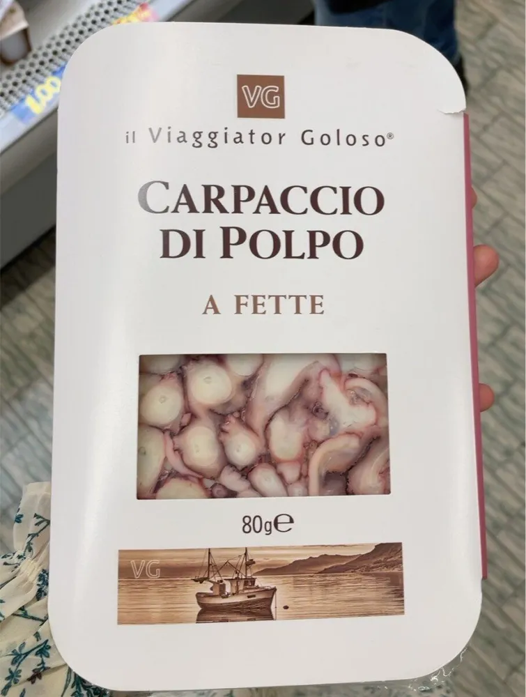 Carpaccio di polpo