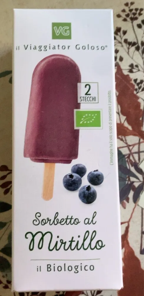 Sorbetto al mirtillo