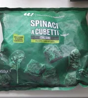 Spinaci a cubetti