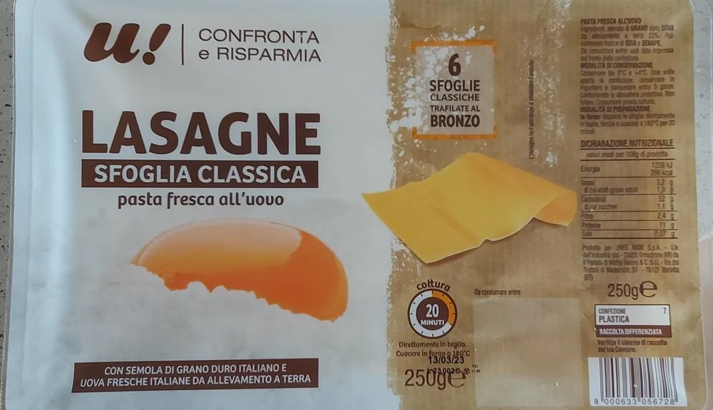 lasagne sfoglia classica
