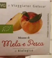 Mousse di mela e pesca