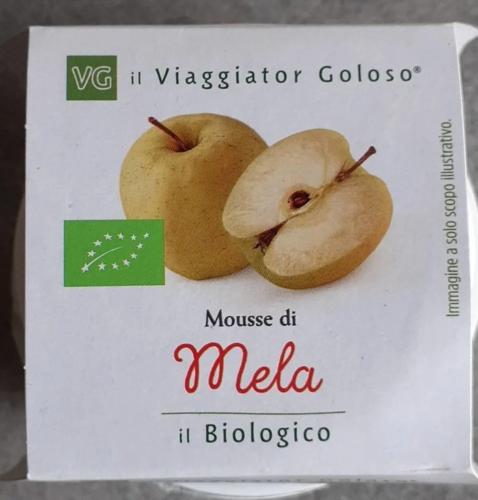 Mousse di mela biologica