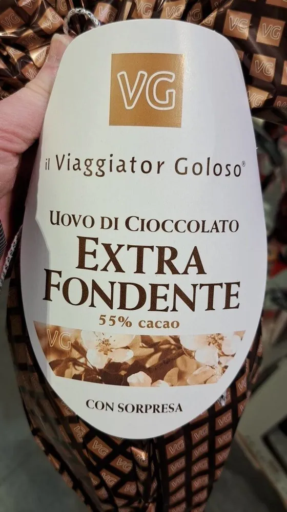 Uovo di cioccolato extra fondente