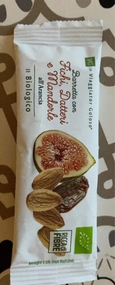Barreta con Fichi, datteri è mandorle
