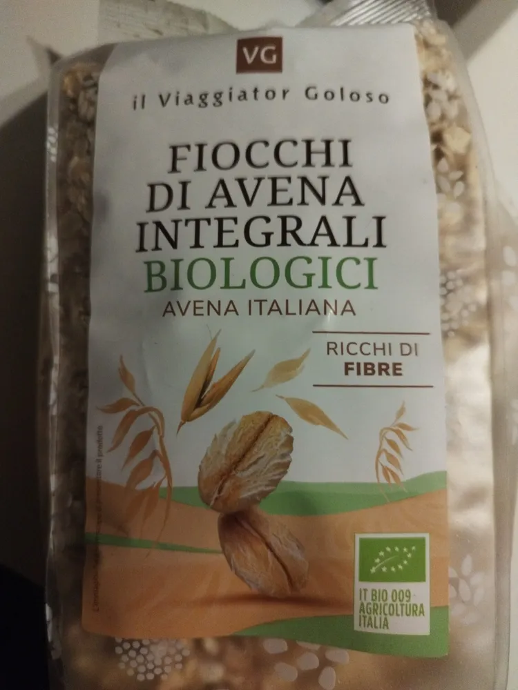 Fiocchi di avena integrali biologici