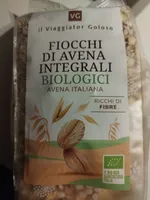 Fiocchi di avena integrali biologici