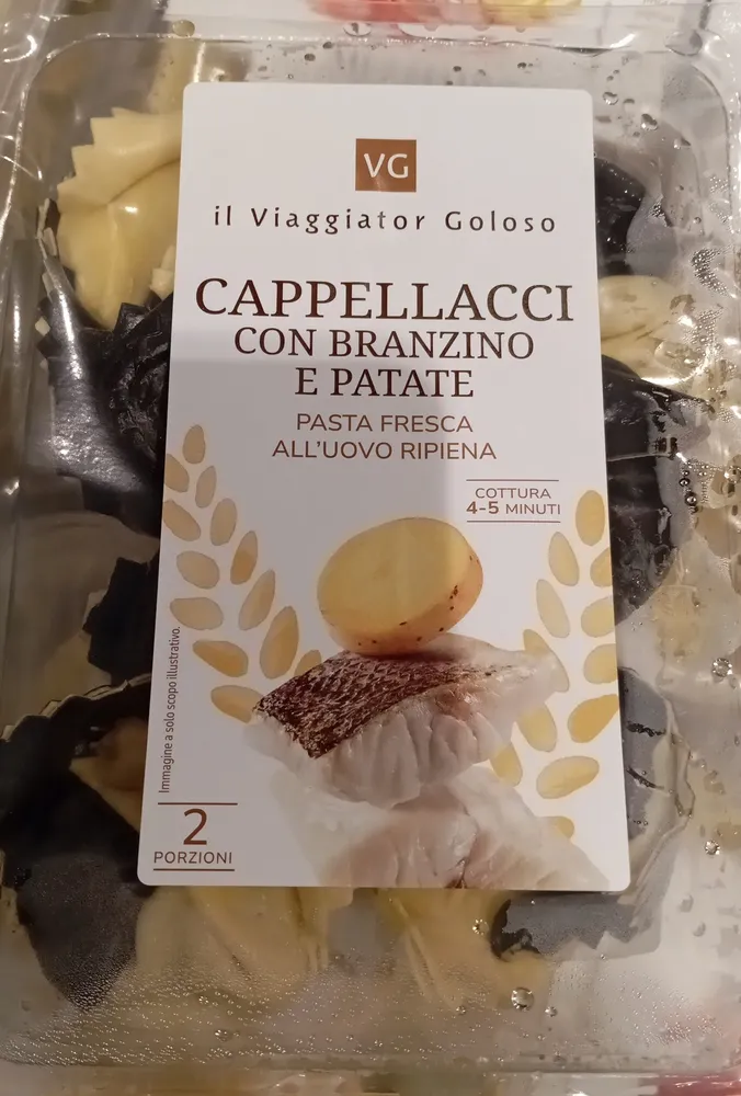 cappellacci branzino patate