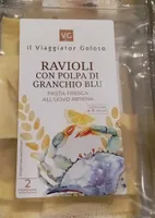 Ravioli con polpa di granchio blu