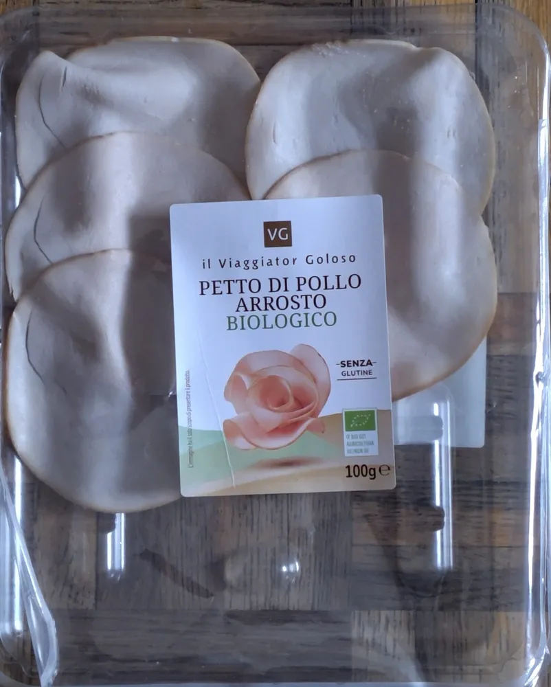 Petto di pollo arrosto biologico