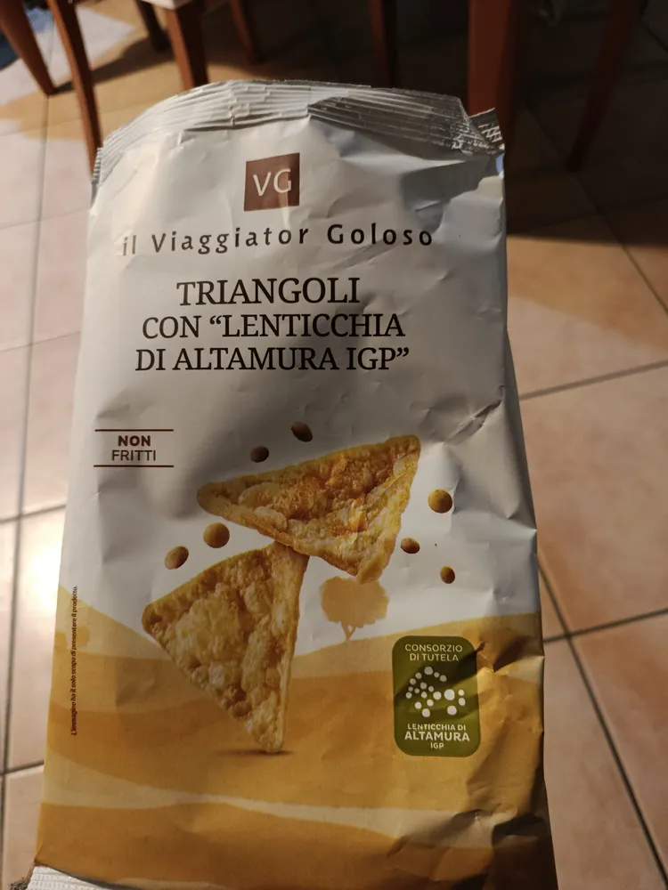 Triangoli con "Lenticchia di Altamura IGP"