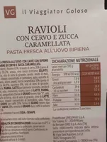 Ravioli con Cervo e Zucca Caramellata