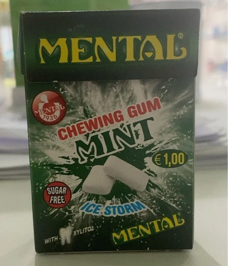 Chewing gum mint - ice storm