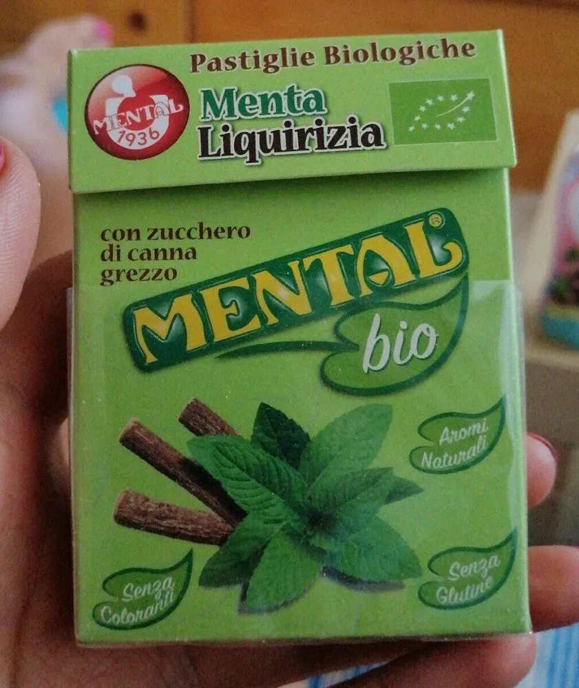 Pastiglie biologiche menta liquirizia