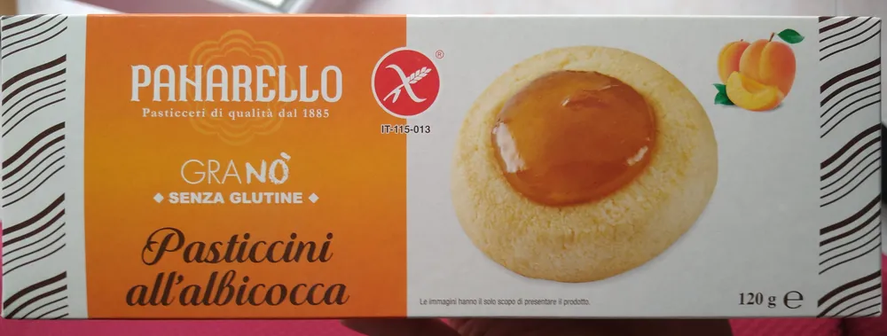 Granò pasticcini all'albicocca senza glutine