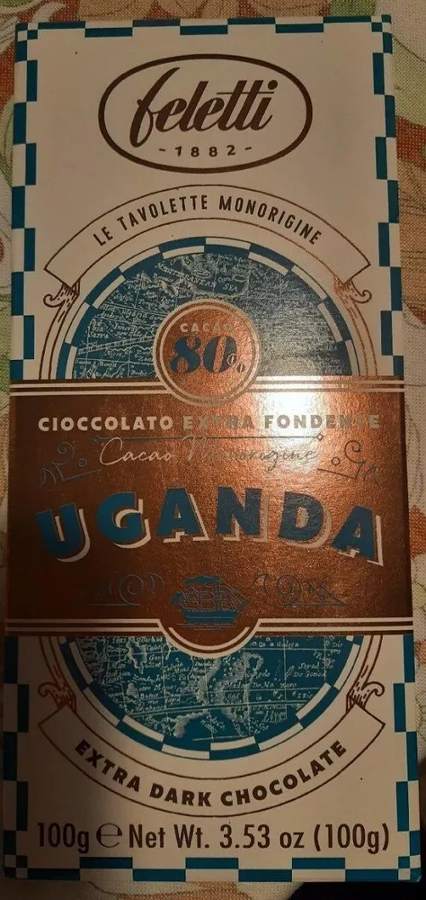 Cioccolato extra fondente uganda