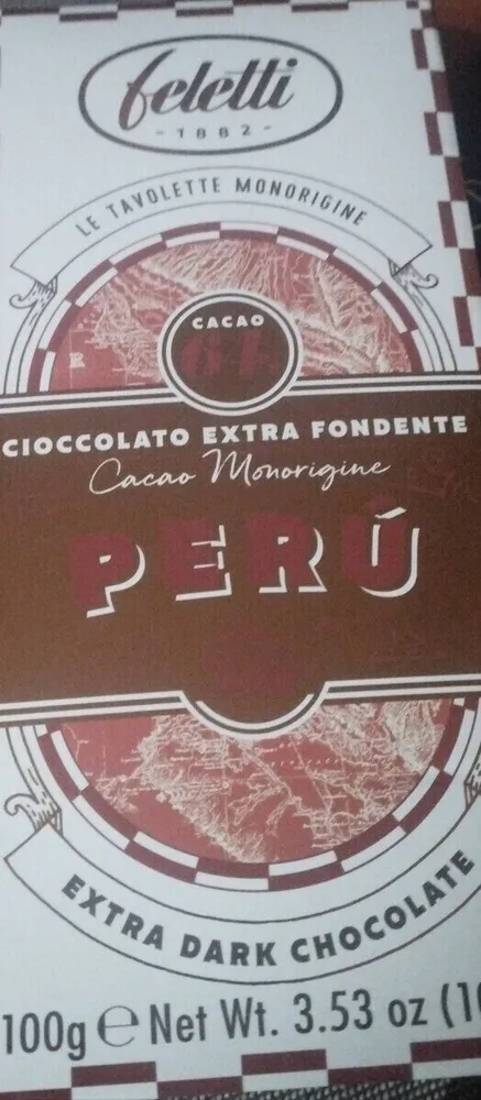 Cioccolato extra fondente cacao monorigine