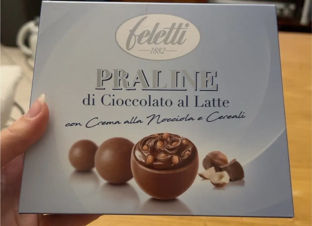 Praline di cioccolato al latte